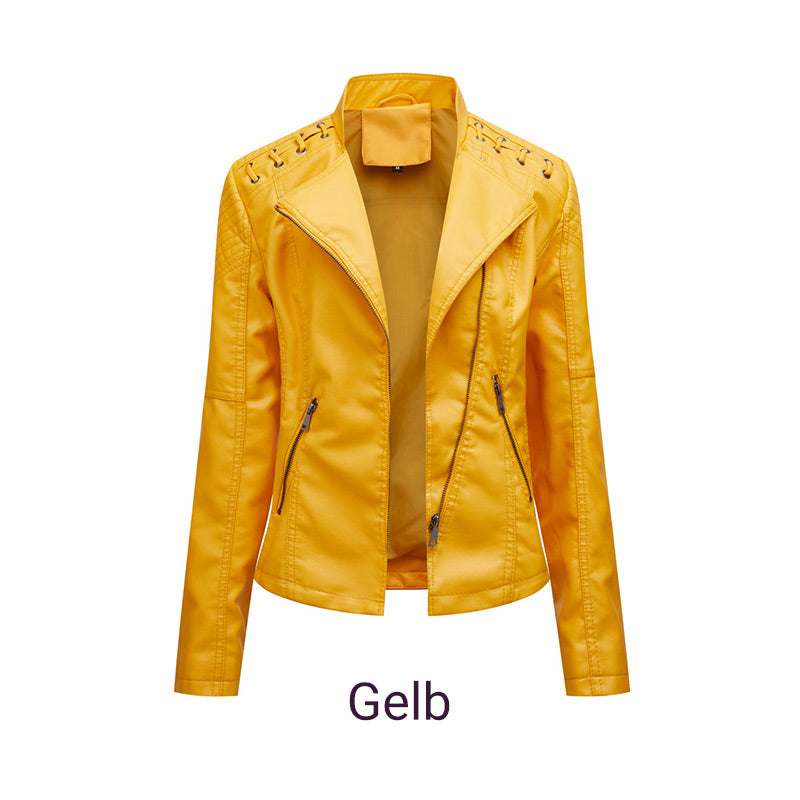 Cleo™ - Gewassen lamsleren jas