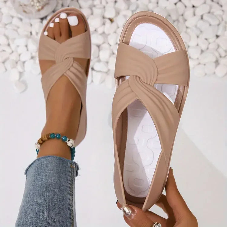 Florinda - Comfortable bow tie sandals for women