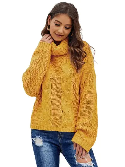 Clemence Luce - Women's Turtleneck Sweater, Style and Warmth