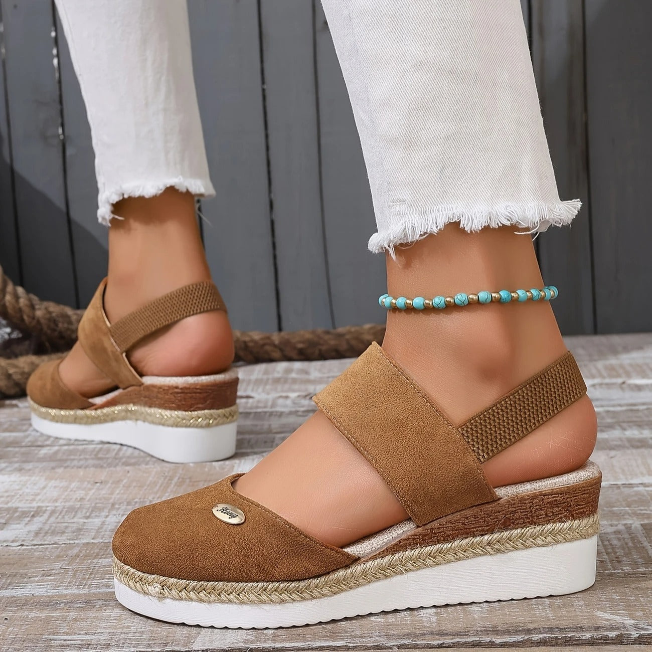 Lioraelle - Orthopaedic Sandals with Platform, Ventilated and Casual