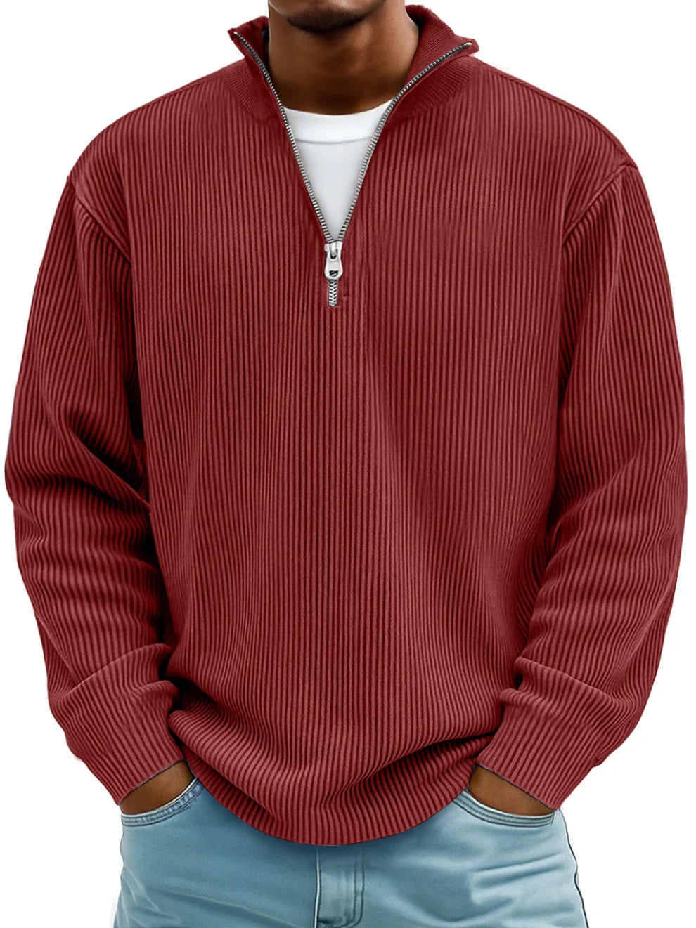 Julian - Trendy and Stylish Half-Zip Jumper for Men