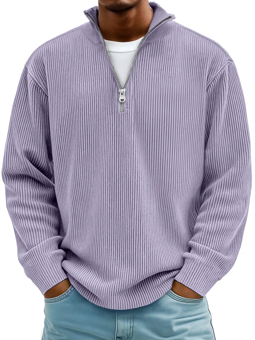 Julian - Trendy and Stylish Half-Zip Jumper for Men