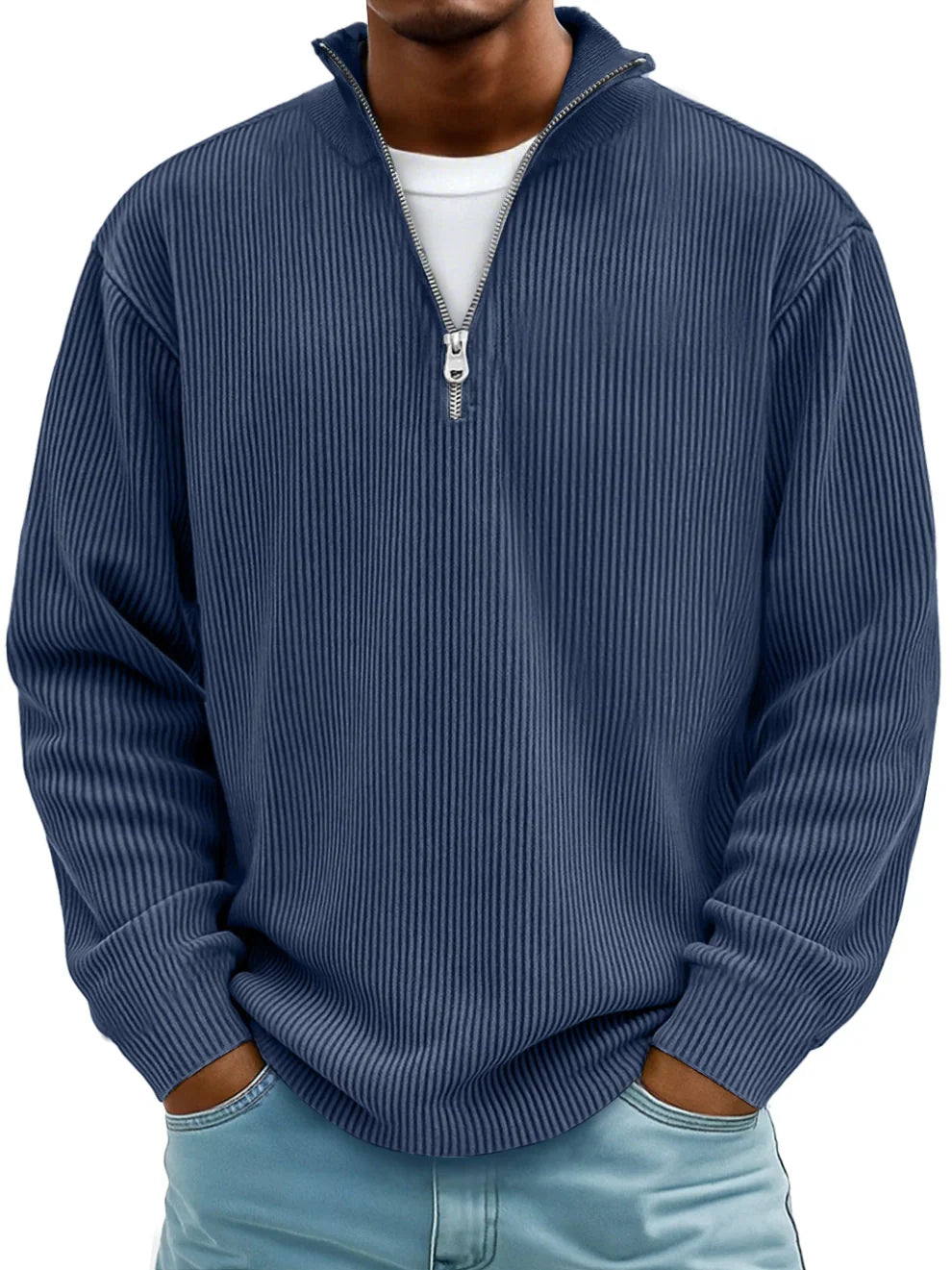 Julian - Trendy and Stylish Half-Zip Jumper for Men