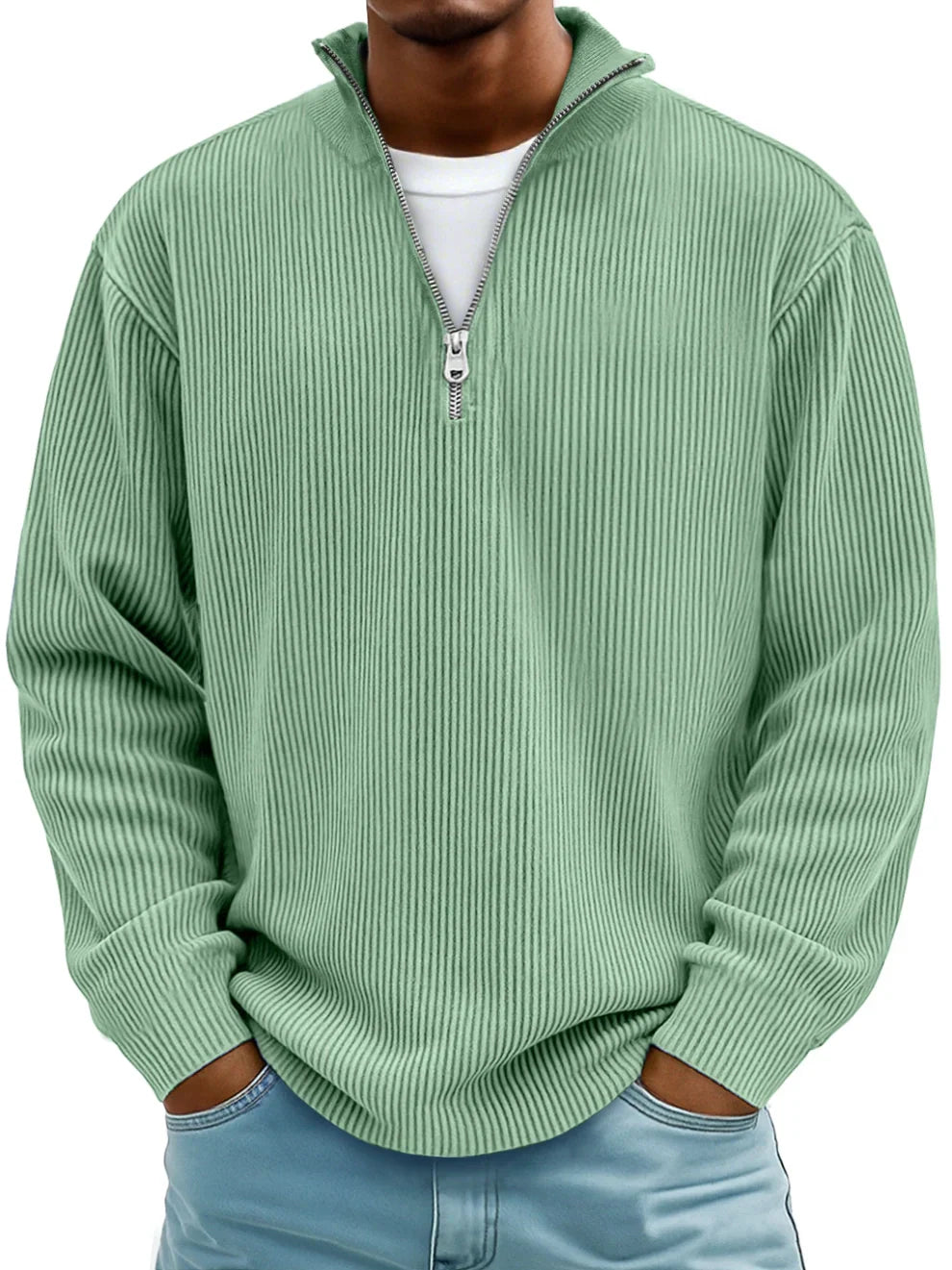 Julian - Trendy and Stylish Half-Zip Jumper for Men