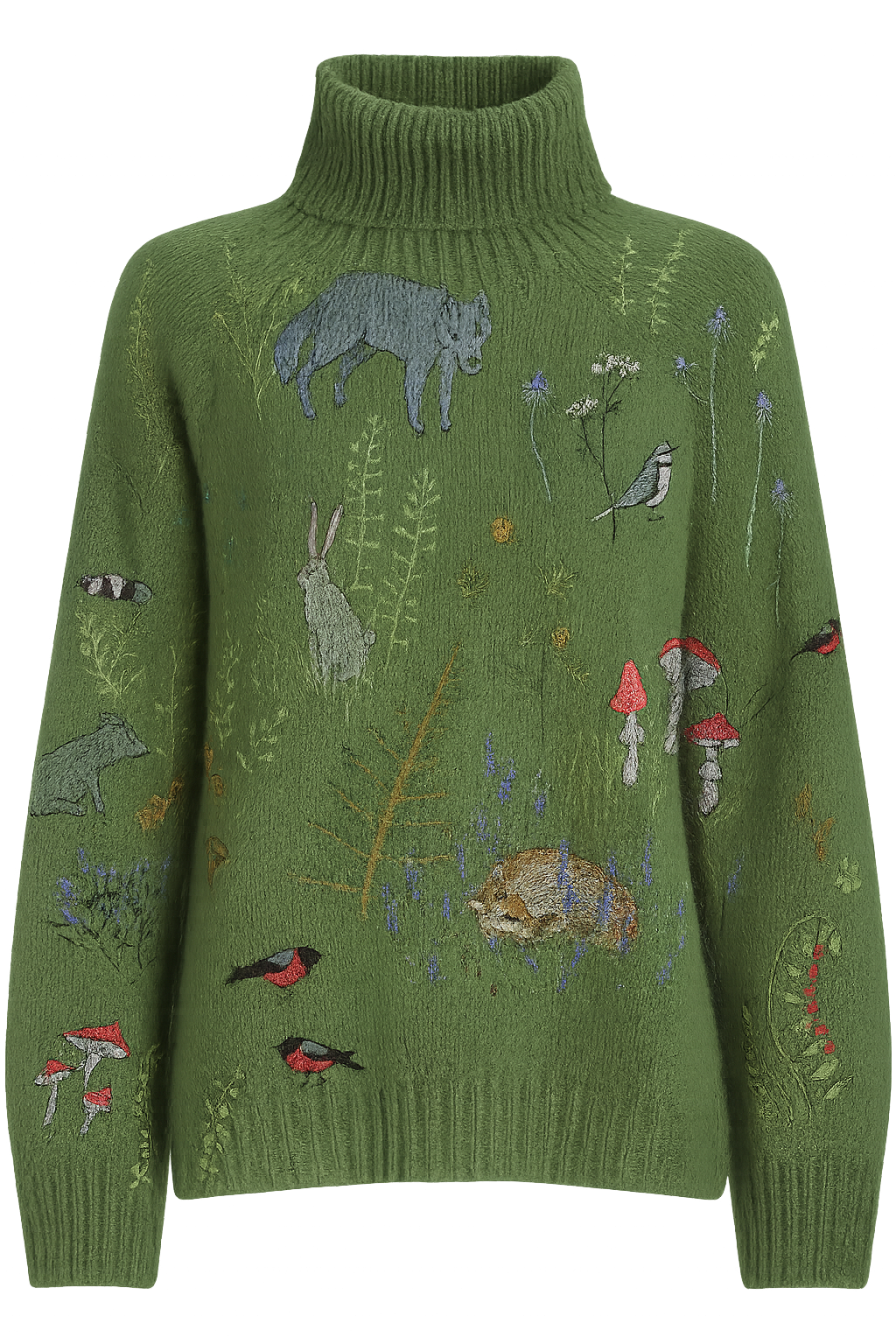 Luneliae - Warm and Elegant Roll Neck Jumper