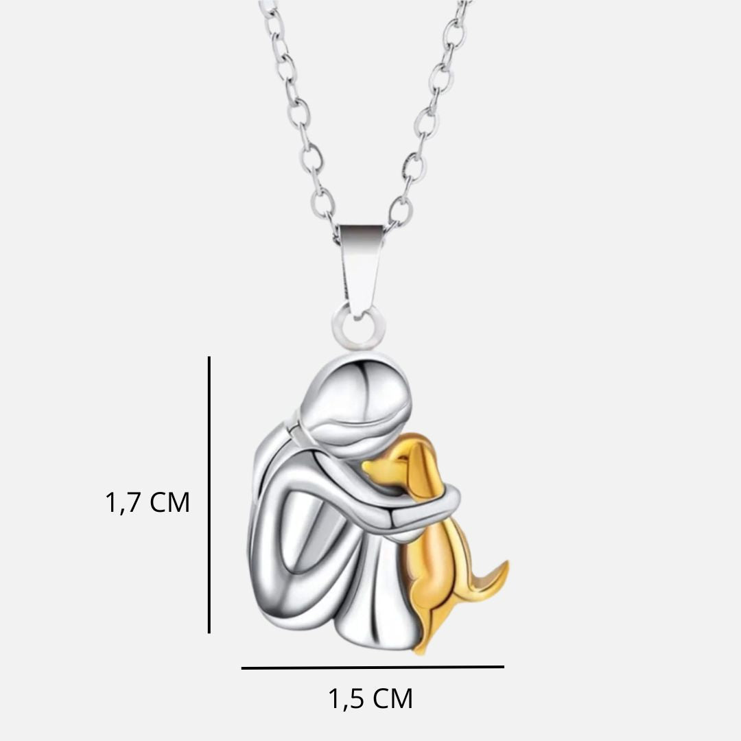 Aurelinea - Necklace with Dog-Shaped Pendant