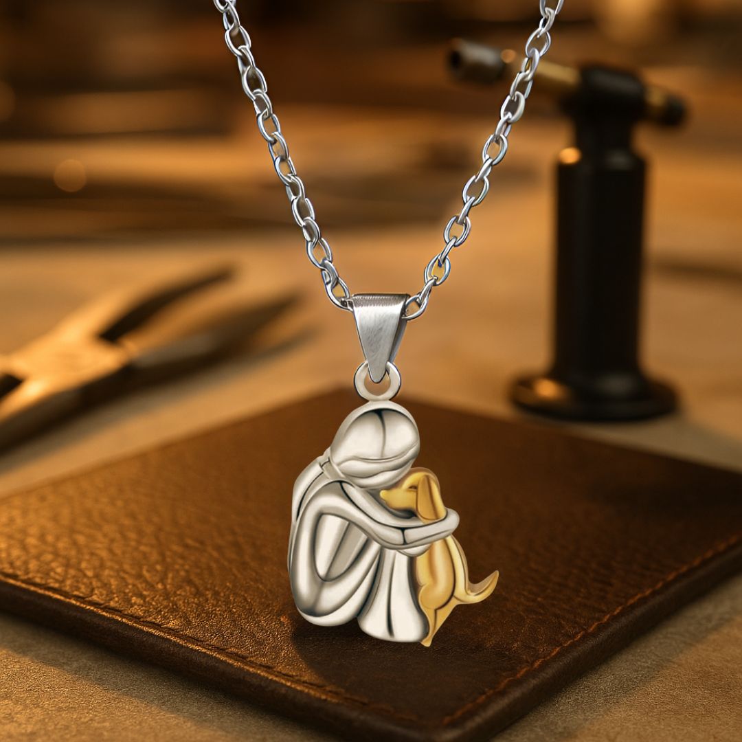 Aurelinea - Necklace with Dog-Shaped Pendant