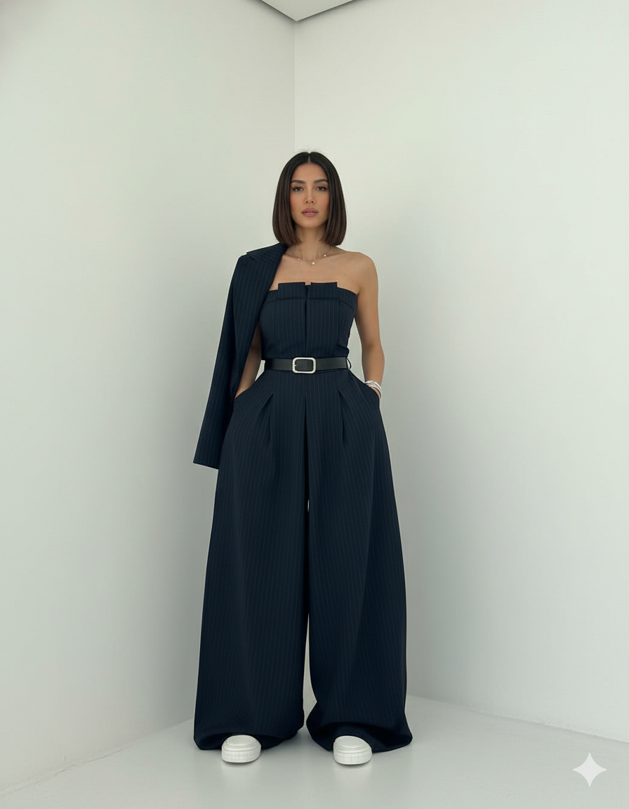 Cyravine - Women's Bustier and Jacket Set in Elegant and Trendy Style