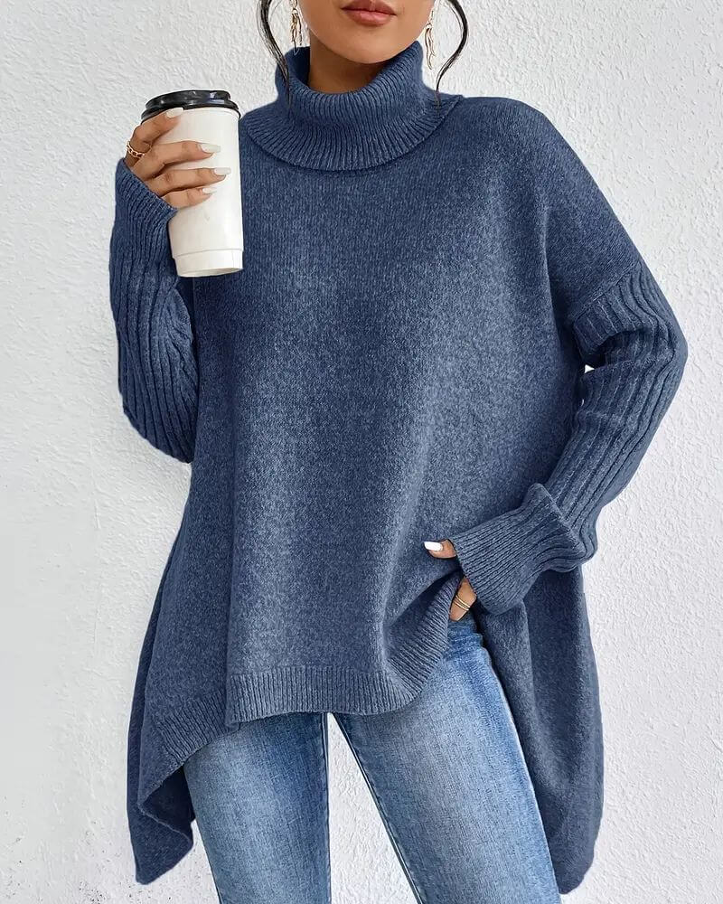 Quelissea - Oversized Fleece Jumper for Women