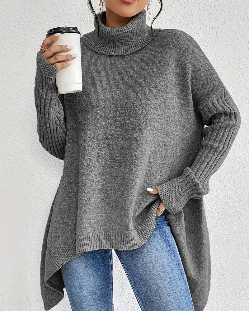 Quelissea - Oversized Fleece Jumper for Women