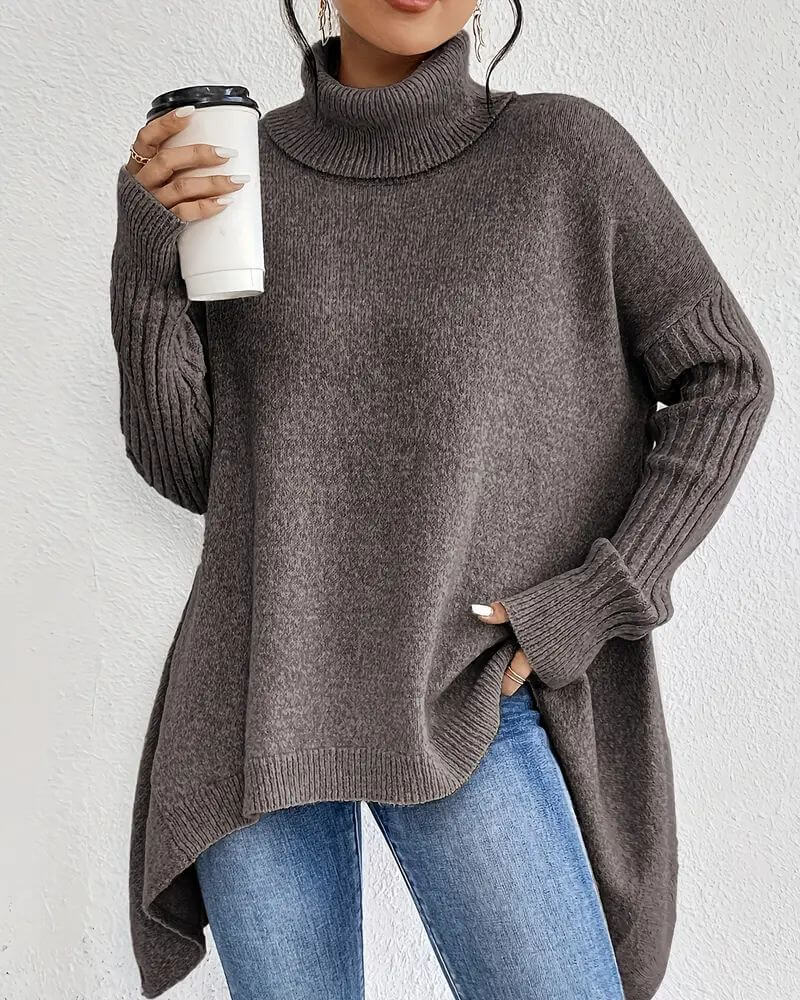 Quelissea - Oversized Fleece Jumper for Women