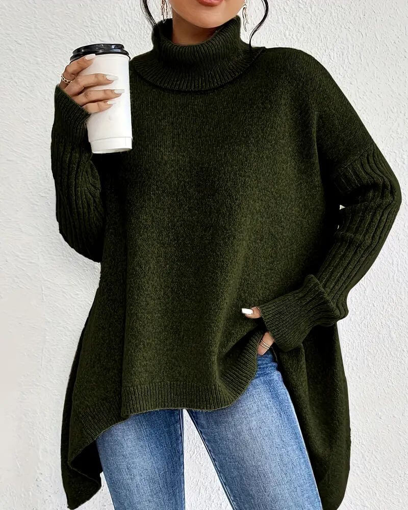 Quelissea - Oversized Fleece Jumper for Women
