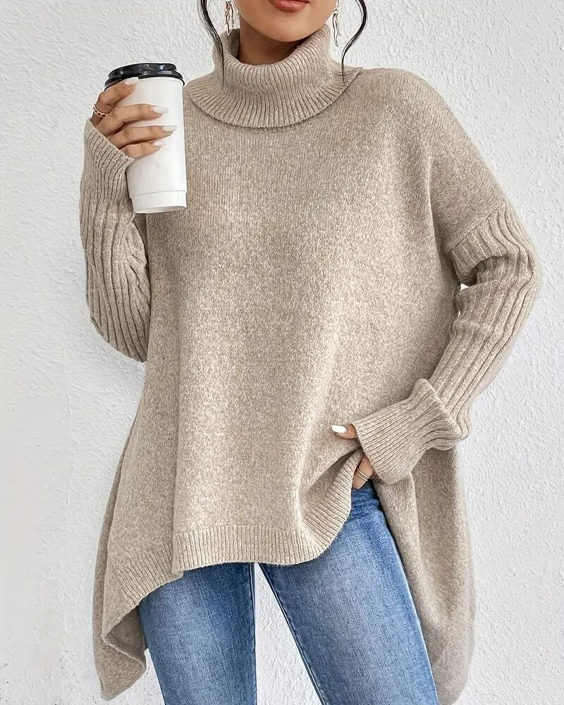 Quelissea - Oversized Fleece Jumper for Women