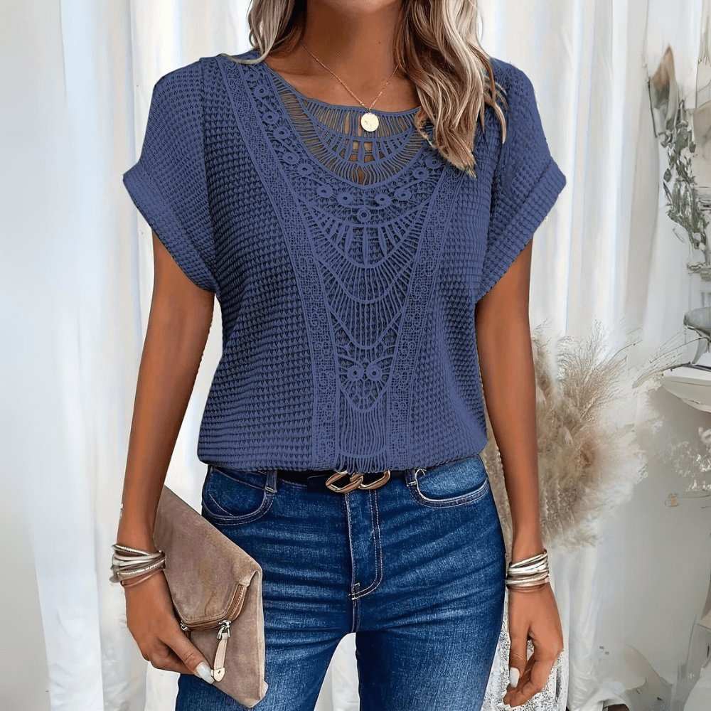 Aina™ - Elegant Ibiza-style blouse