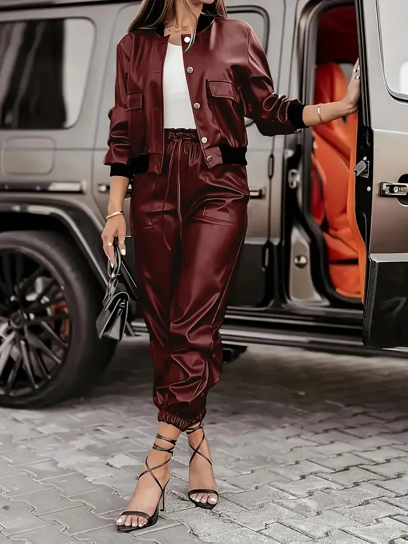 Oralisse - Elegant and Modern Faux Leather Set
