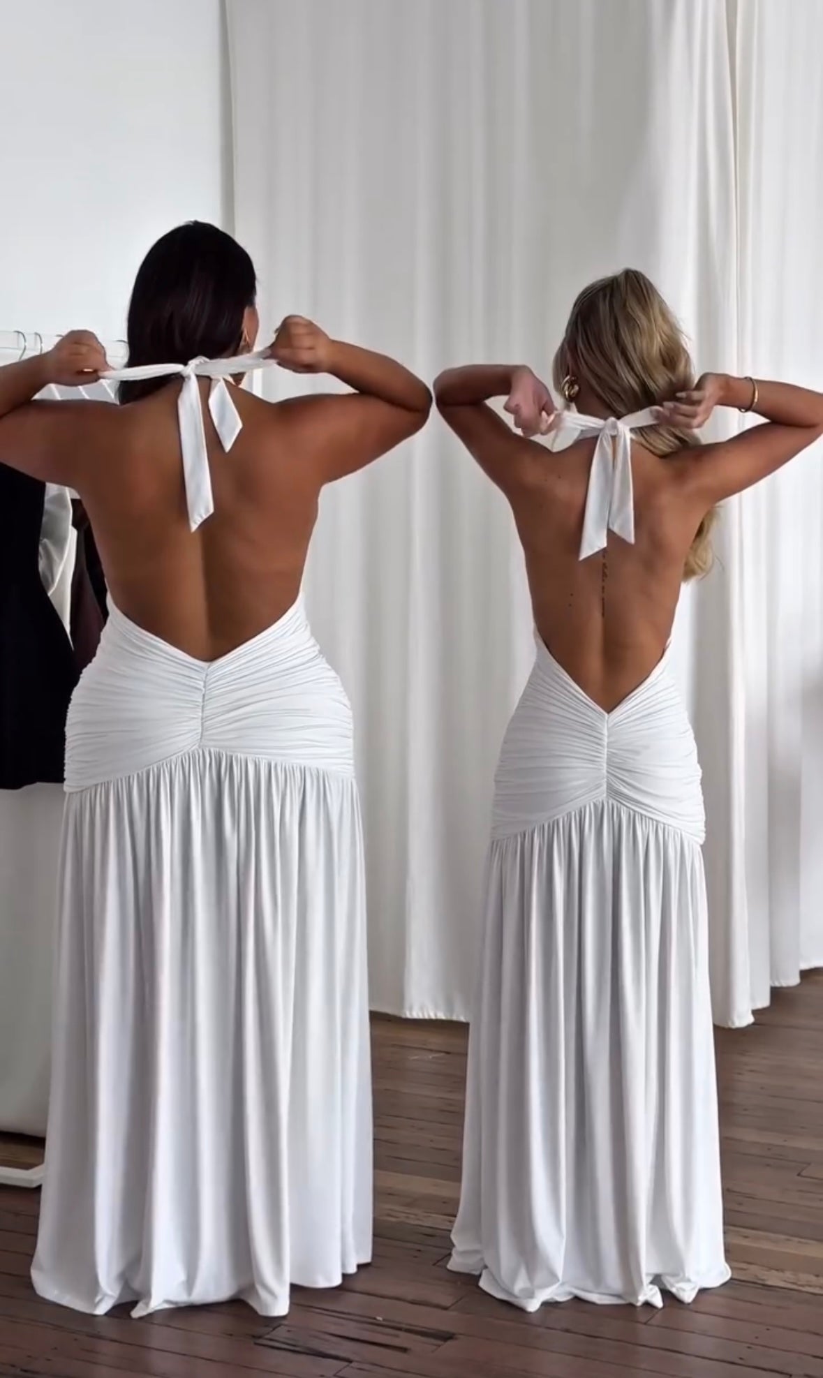 Julissa - Bare Back Maxi Dress - Elegant seduction at every step