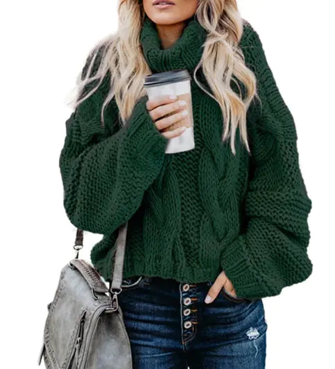 Clemence Luce - Women's Turtleneck Sweater, Style and Warmth