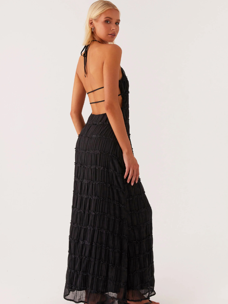 Olga - Halter Neck Long Dress