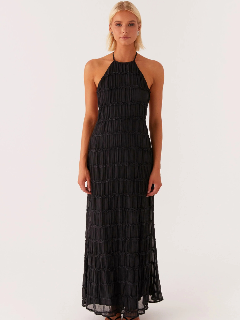 Olga - Halter Neck Long Dress