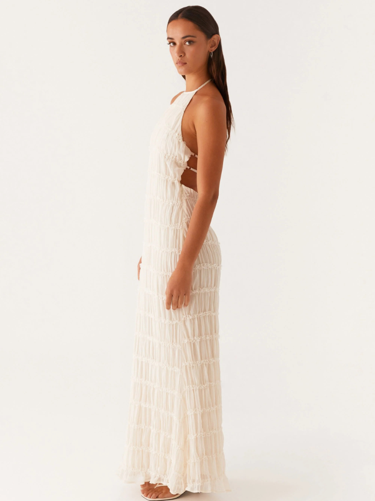 Olga - Halter Neck Long Dress