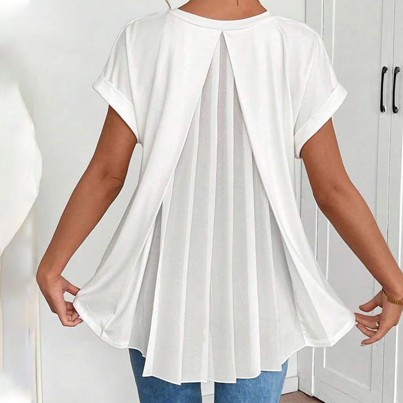 Estella - Unisex short sleeve T-shirt with patchwork