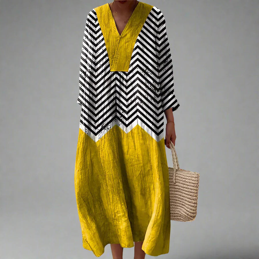 Galatea - Elegant Geometric Dress with a Unique Modern Design
