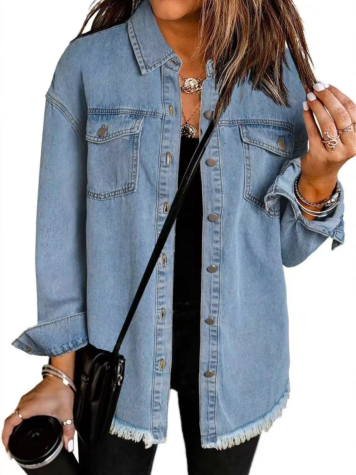 Quenira - Casual denim jacket with timeless style