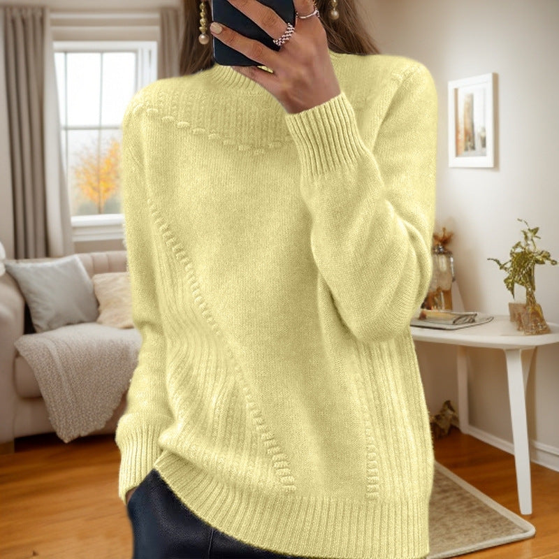 Marceline - Half-High Neck Knit Sweater
