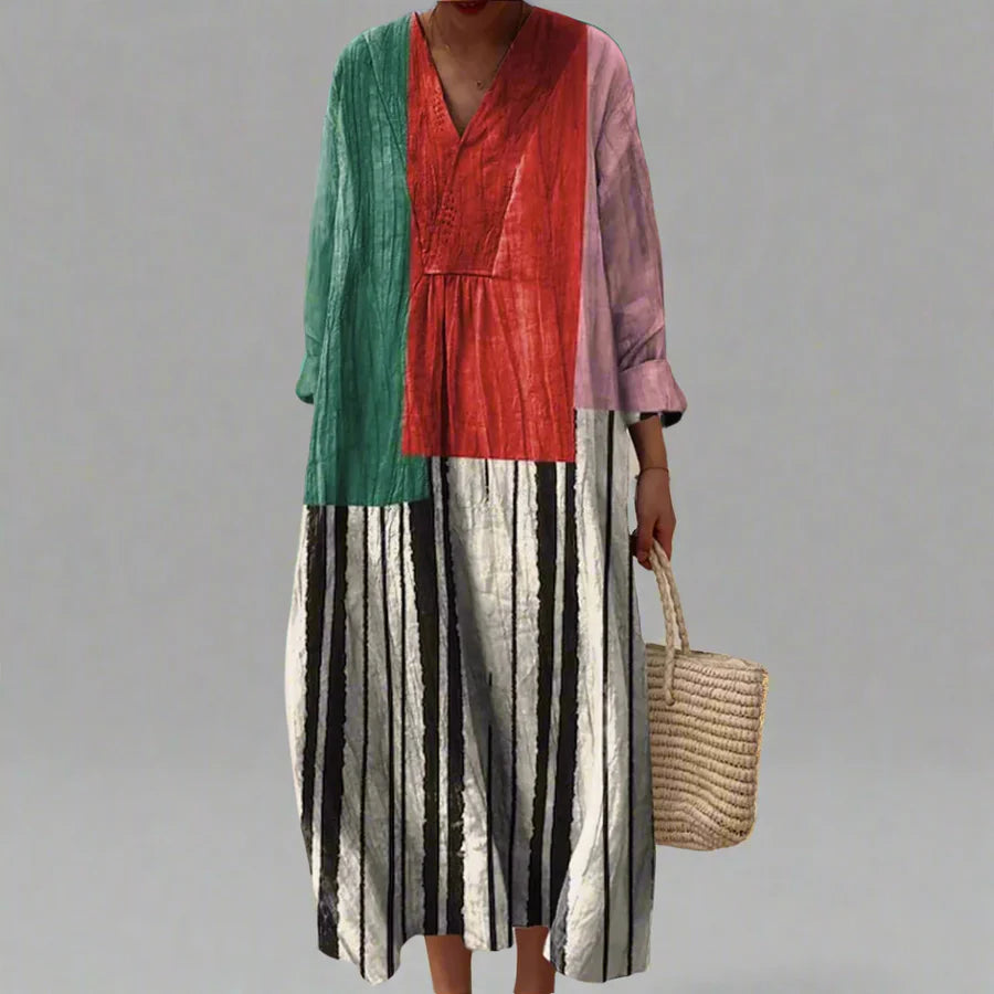 Galatea - Elegant Geometric Dress with a Unique Modern Design