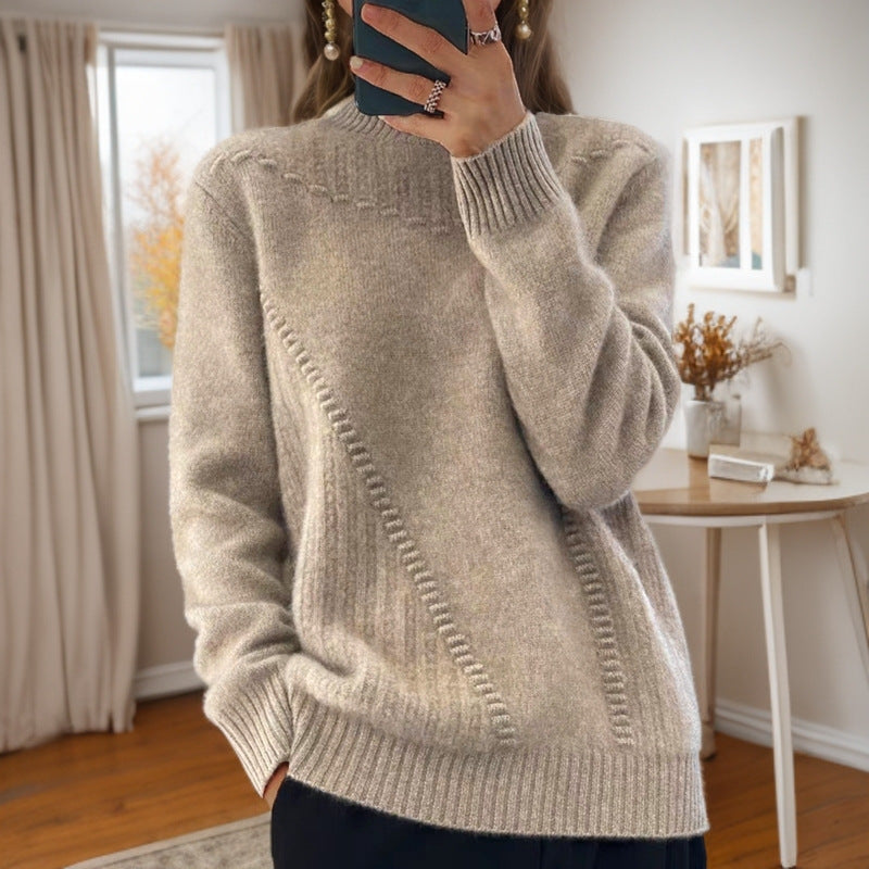 Marceline - Half-High Neck Knit Sweater