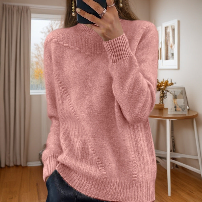 Marceline - Half-High Neck Knit Sweater