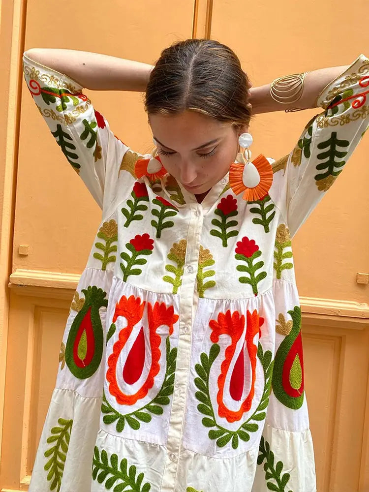 Avino - Elegant and Versatile Long Dress for Summer