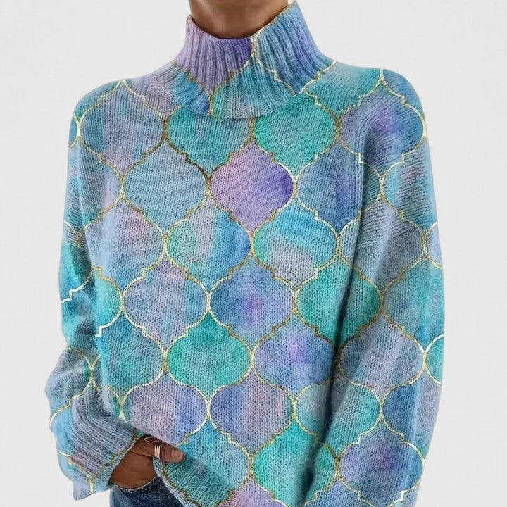 Belirra - Women's Pastel Soft and Shiny Knit Jumper