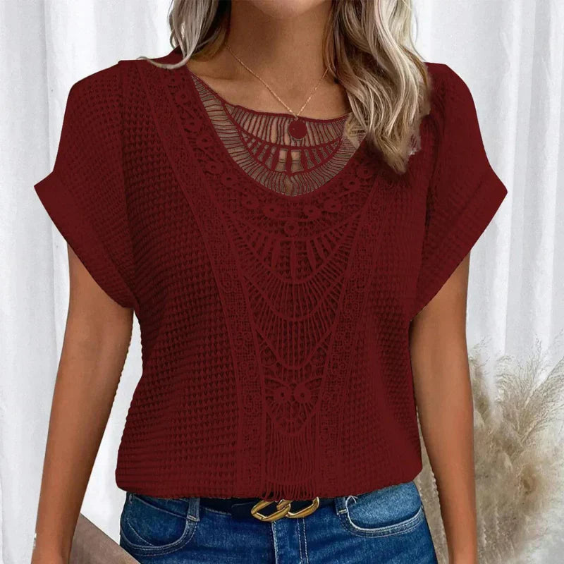 Aina™ - Elegant Ibiza-style blouse