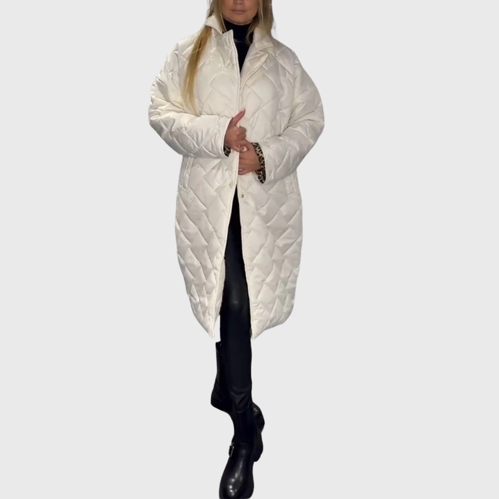 Alissara™ - Elegant Reversible Quilted Coat