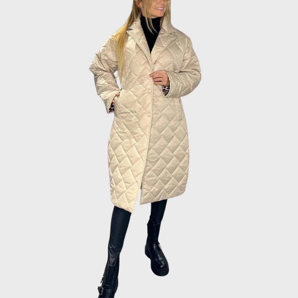 Alissara™ - Elegant Reversible Quilted Coat