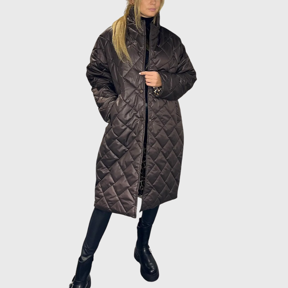 Alissara™ - Elegant Reversible Quilted Coat