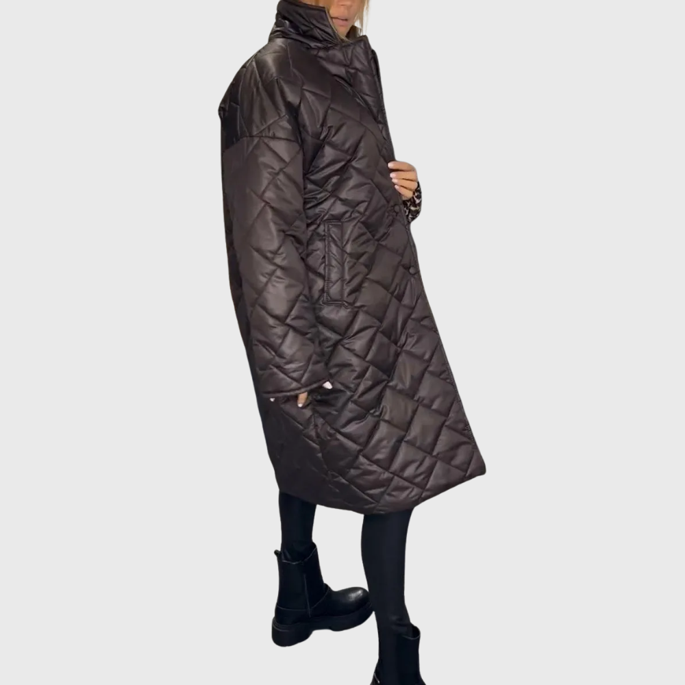 Alissara™ - Elegant Reversible Quilted Coat