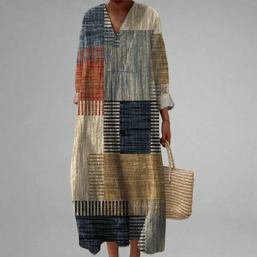 Galatea - Elegant Geometric Dress with a Unique Modern Design