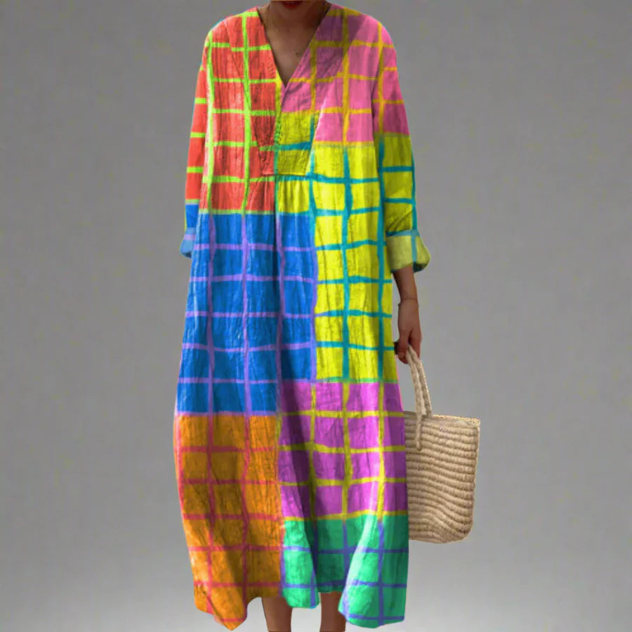 Galatea - Elegant Geometric Dress with a Unique Modern Design