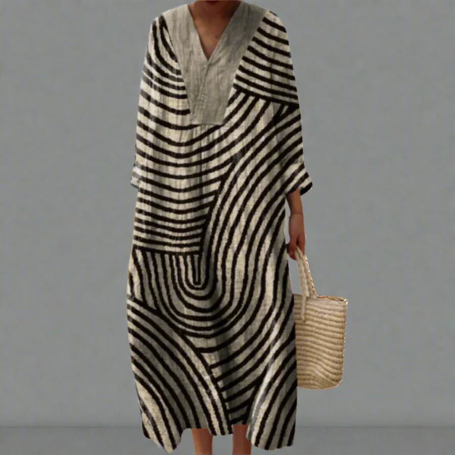 Galatea - Elegant Geometric Dress with a Unique Modern Design