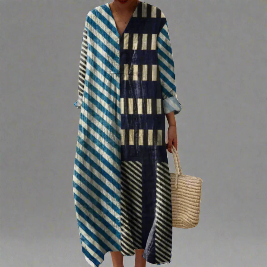Galatea - Elegant Geometric Dress with a Unique Modern Design