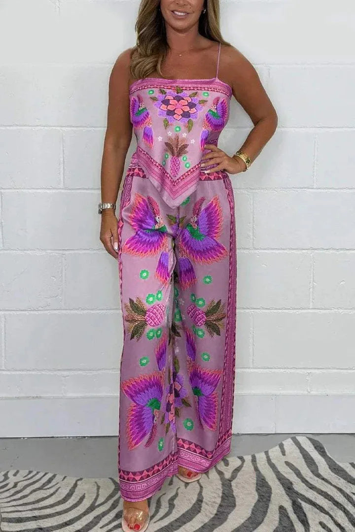 Milana - Women's 2-Piece Exotic Print Set