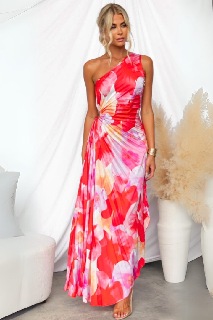 Alma - Elegant pleated summer dress