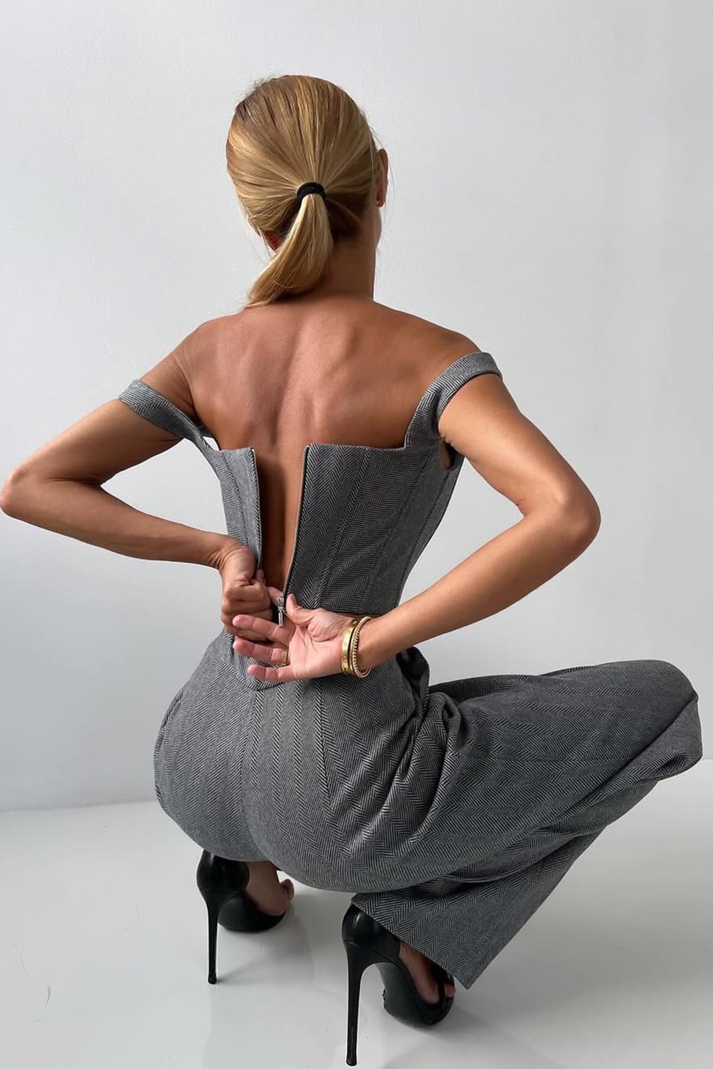Renata - 3-piece suit with double-breasted blazer
