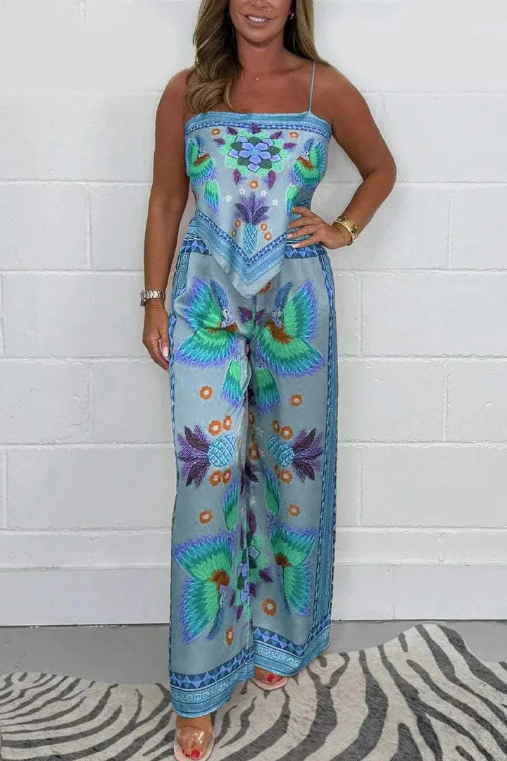 Milana - Women's 2-Piece Exotic Print Set
