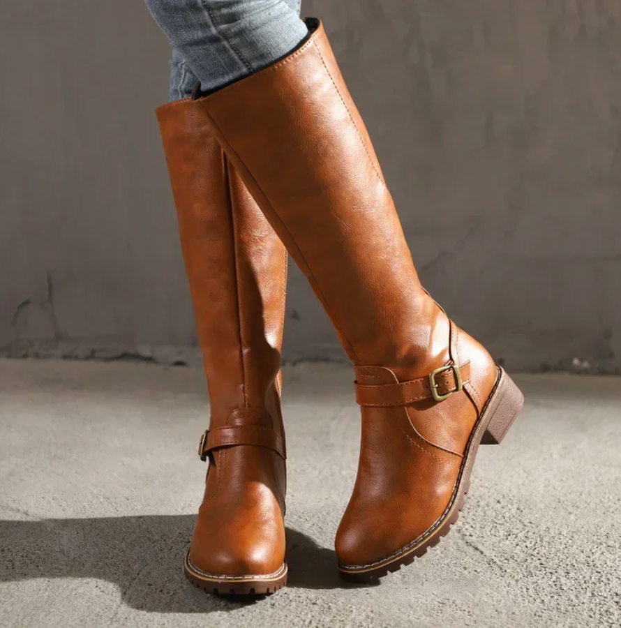 Niamh - Casual Knee High Winter Boots for Women | Ideal for Winter & Everyday Wear