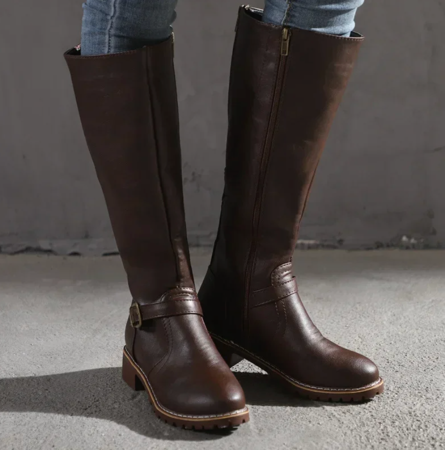 Niamh - Casual Knee High Winter Boots for Women | Ideal for Winter & Everyday Wear