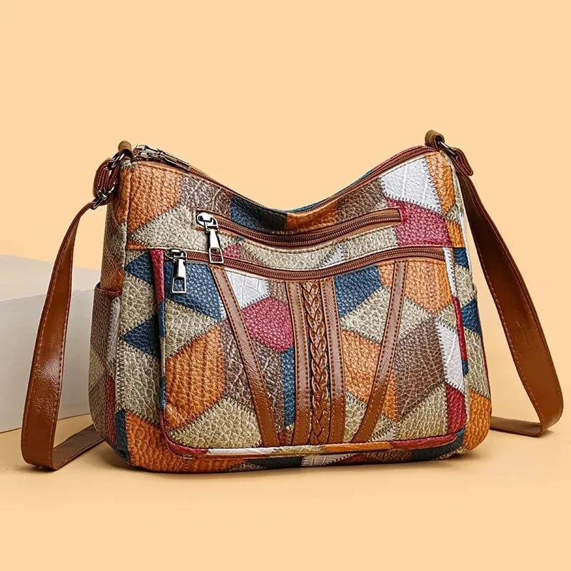 Mariellea - Genuine Leather Handbag Mosaic Style