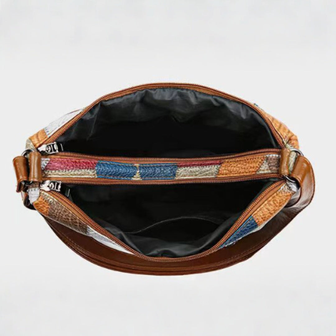 Mariellea - Genuine Leather Handbag Mosaic Style